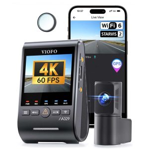 VIOFO A329S 2CH 4K 60FPS+2K HDR Dash Cam