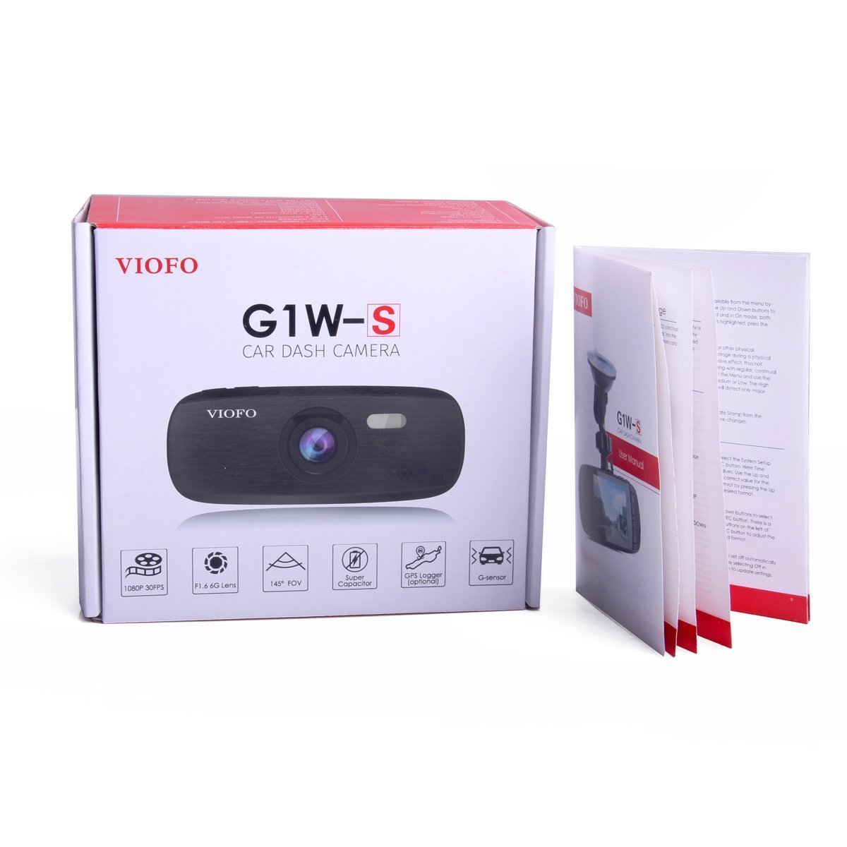 Car Dash Cam Camera DVR Viofo G1W-S HD 1080P Super Capacitor Novatek96650 IMX323 